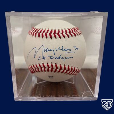 Maury Wills Autographed Baseball