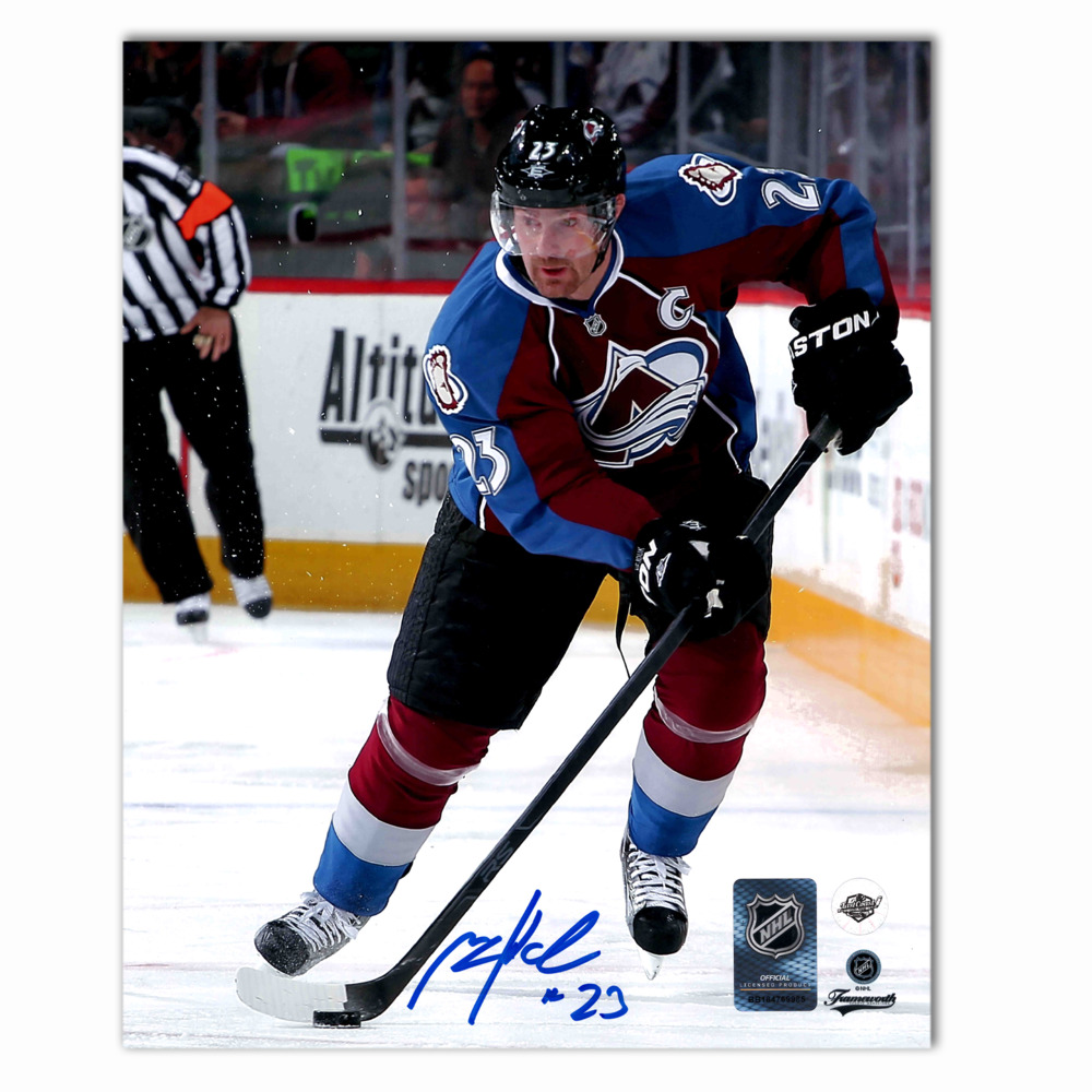 Milan Hejduk Autographed Colorado Avalanche Home 8x10 Photo
