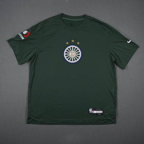 Image of Duren, Jalen - Detroit Pistons - Game-Issued City Edition Short-Sleeved Shooting Shirt - 2022-23 NBA Season