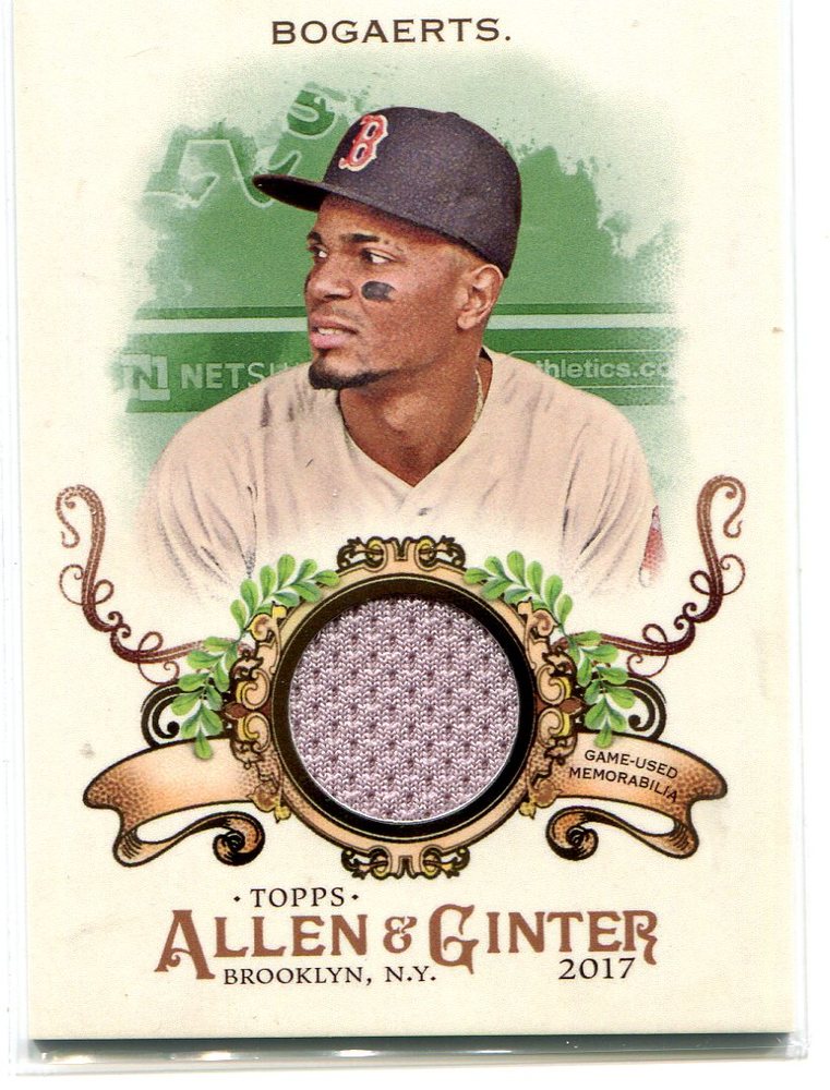 2017 Topps Allen and Ginter Relics Xander Bogaerts Jersey