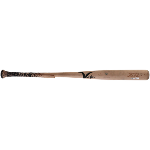 Clint Frazier New York Yankees TeamIssued Tan Victus Broken Bat vs