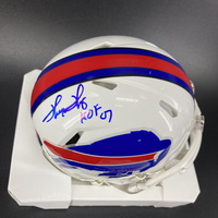 HOF - Bills Thurman Thomas Signed Mini Helmet