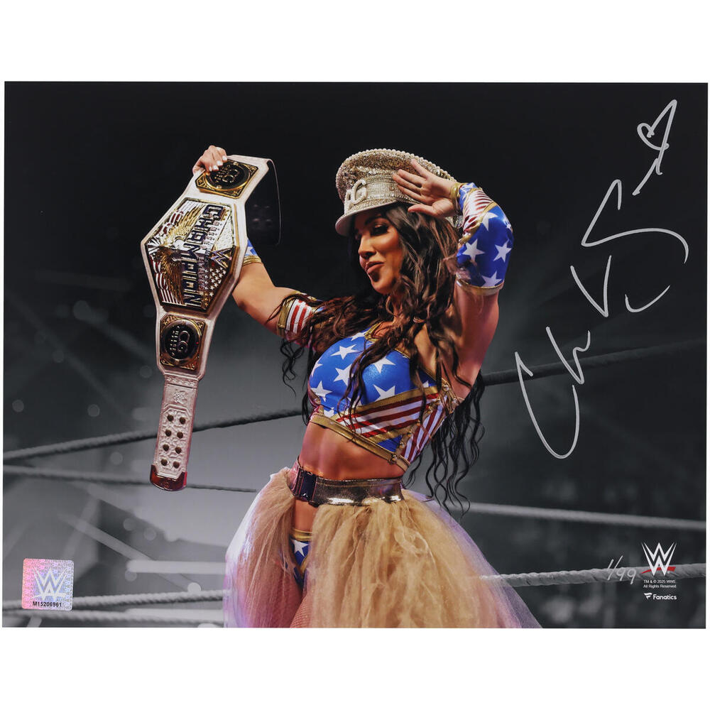 Limited Edition #1/99: Chelsea Green Autographed Apron Salute Spotlight Photo