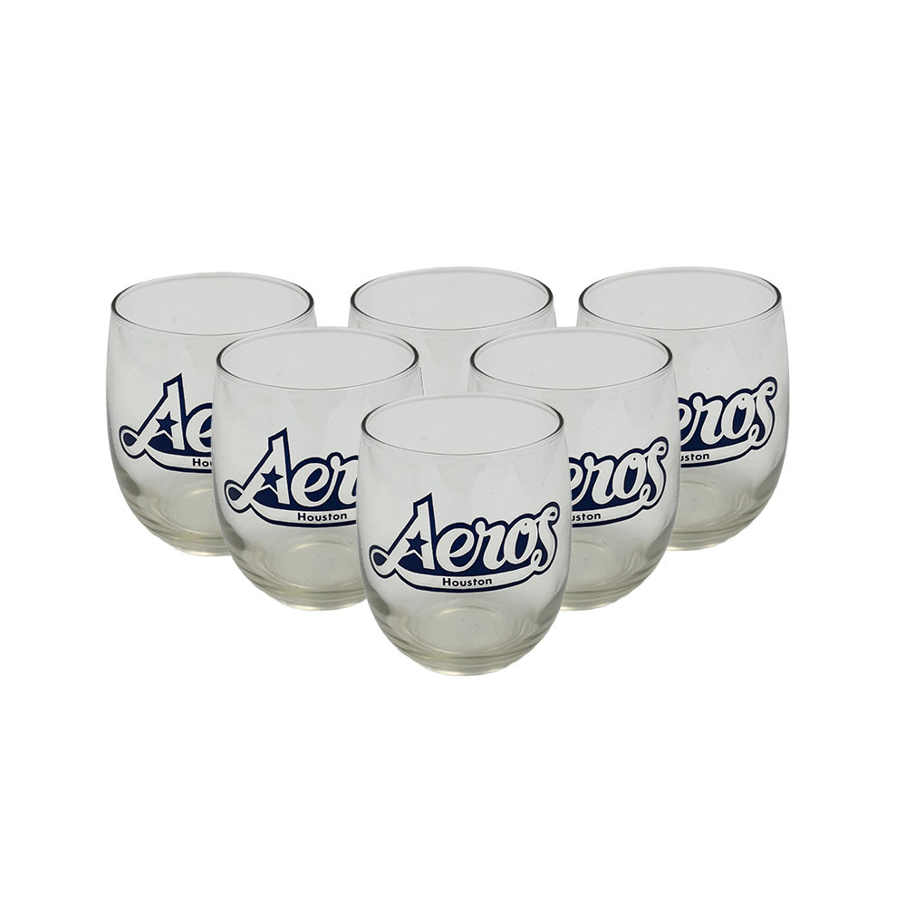 Marty Howe's Houston Aeros Glass Set