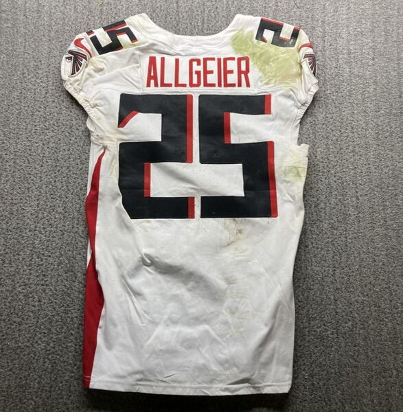 Berlin Game - Falcons Tyler Allgeier Game Worn Jersey (11/09/2025) Size ...