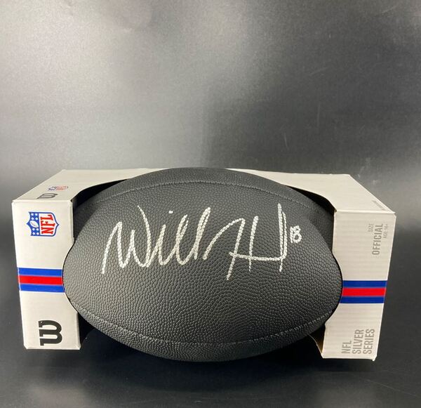 NFL - Steelers Will Howard Signed Black Composite Silver Series Football