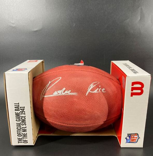 NFL - Chiefs Rashee Rice signed authentic football