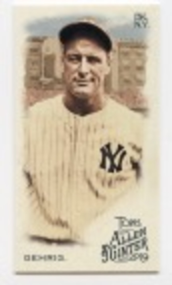 2019 Topps Allen and Ginter Mini #4 Lou Gehrig