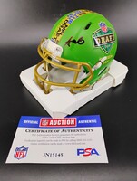 NFL - Panthers Tetairoa McMillan Signed NFL Draft Mini Helmet