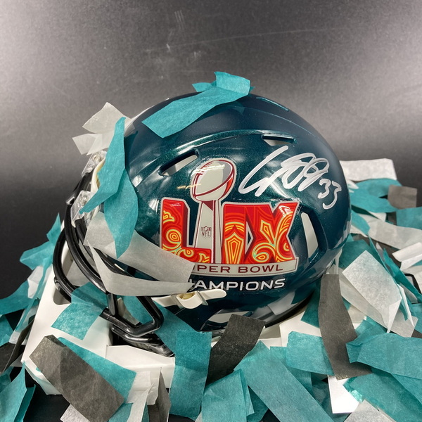 Eagles - Cooper DeJean Signed Commemorative Super Bowl LIX Mini Helmet W...