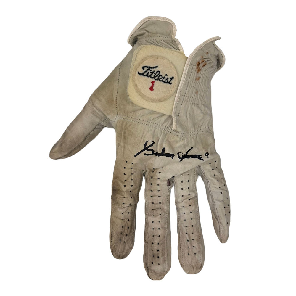Gordie Howe Autographed & Used Golf Glove