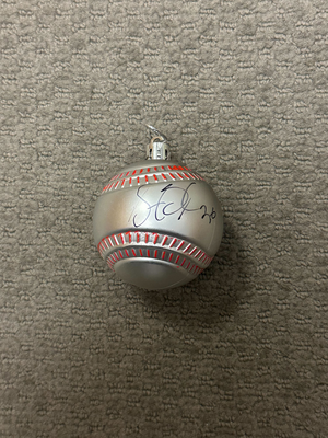 Sean Boyle Autographed Baseball Ornament