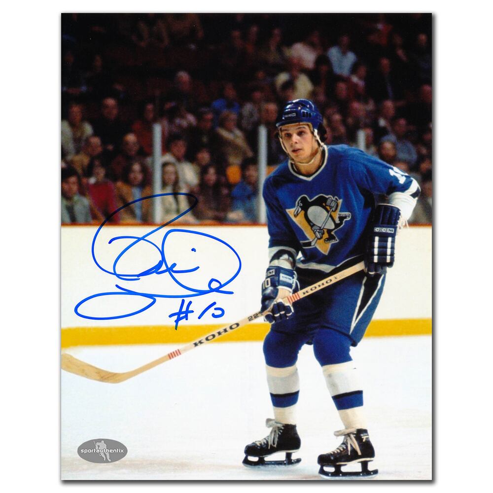 Pierre Larouche Pittsburgh Penguins Autographed 8x10