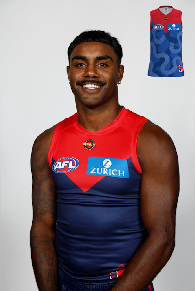 Melbourne Demons 2026 Indigenous Guernsey - Kysaiah Pickett #36