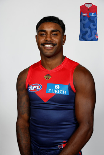 Photo of Melbourne Demons 2026 Indigenous Guernsey - Kysaiah Pickett #36