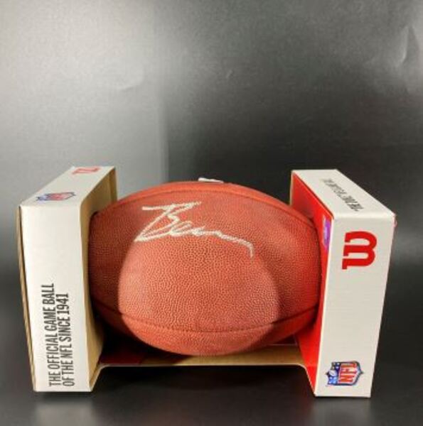NFL - Cardinals Trey Benson Signed Authentic Football