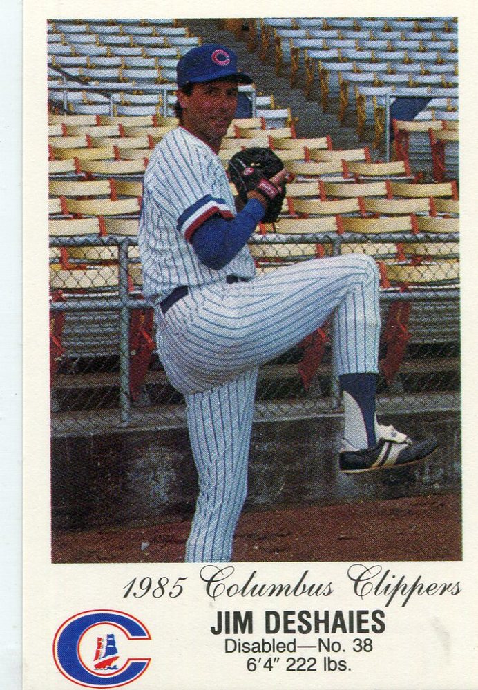 1985 Columbus Clippers Police #8 Jim Deshaies