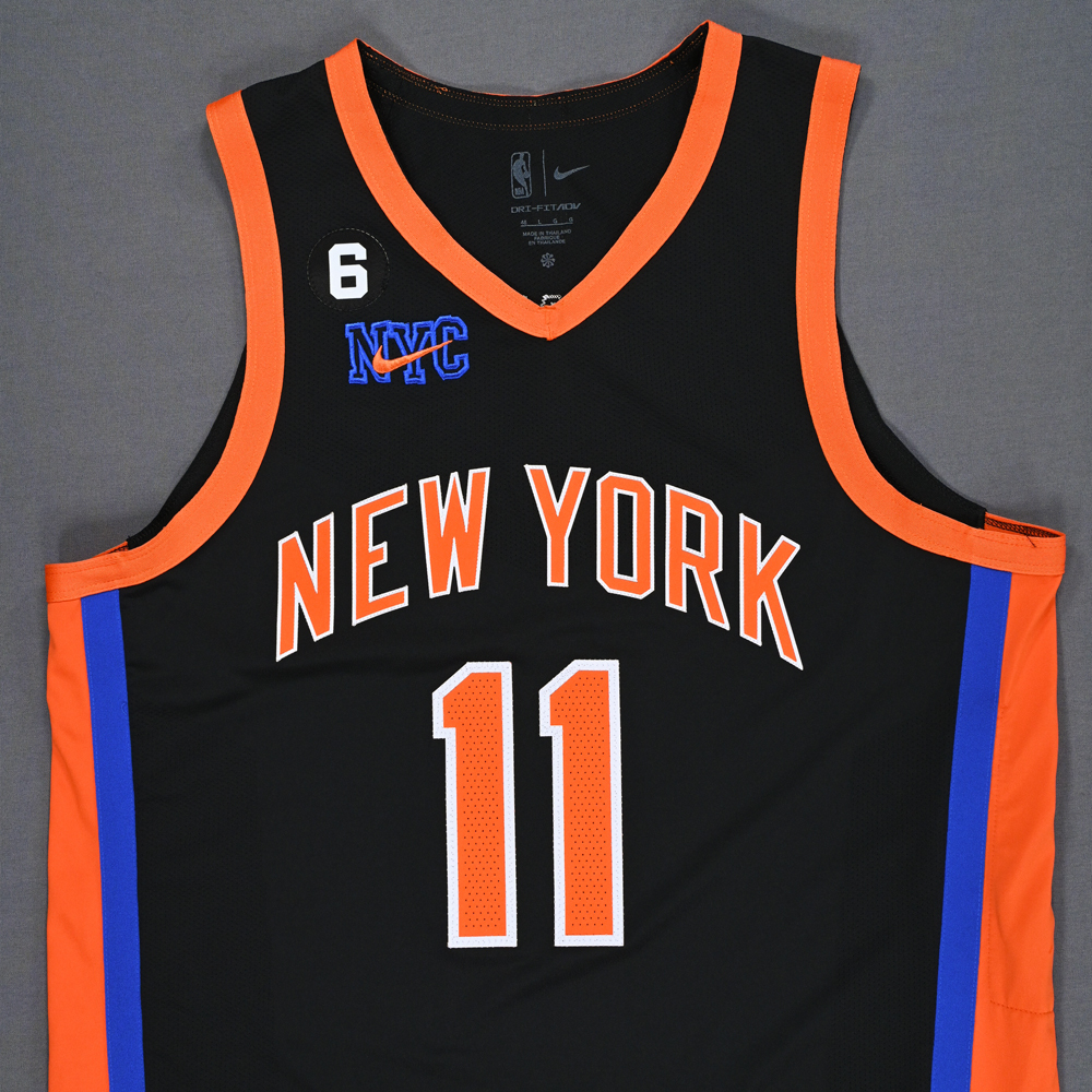 Jalen Brunson - New York Knicks - Game-Worn City Edition Jersey
