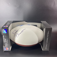 Bills - Coach Sean McDermott Signed Panel Ball With Bills Logo
