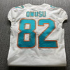 NFL - Dolphins Francis Owusu Game Cut Jersey Size 38