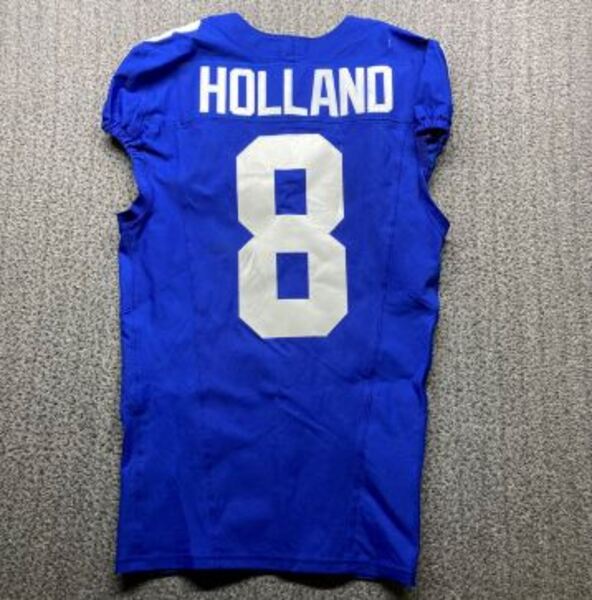 Crucial Catch - Giants Jevon Holland Game Worn Jersey (9/28/2025) Size 38