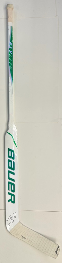 #29 Jake Oettinger Game Used Stick - Autographed - Dallas Stars