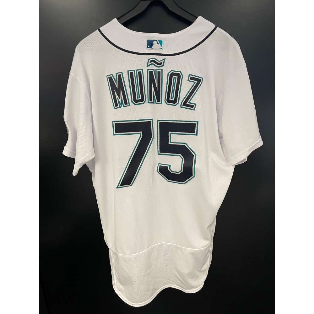 Andres Munoz Game Used Jersey ALDS Game 3 (1.0 IP, 3 K), Size 46