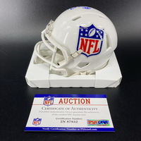 NFL - Saints D'Marco Jackson Signed NFL Shield Mini Helmet