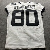 Crucial Catch - Jaguars James O'Shaughnessy Game Worn Jersey 2018 Season...