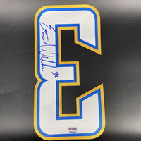 NFL - Chargers Eric Weddle Signed Jersey Number