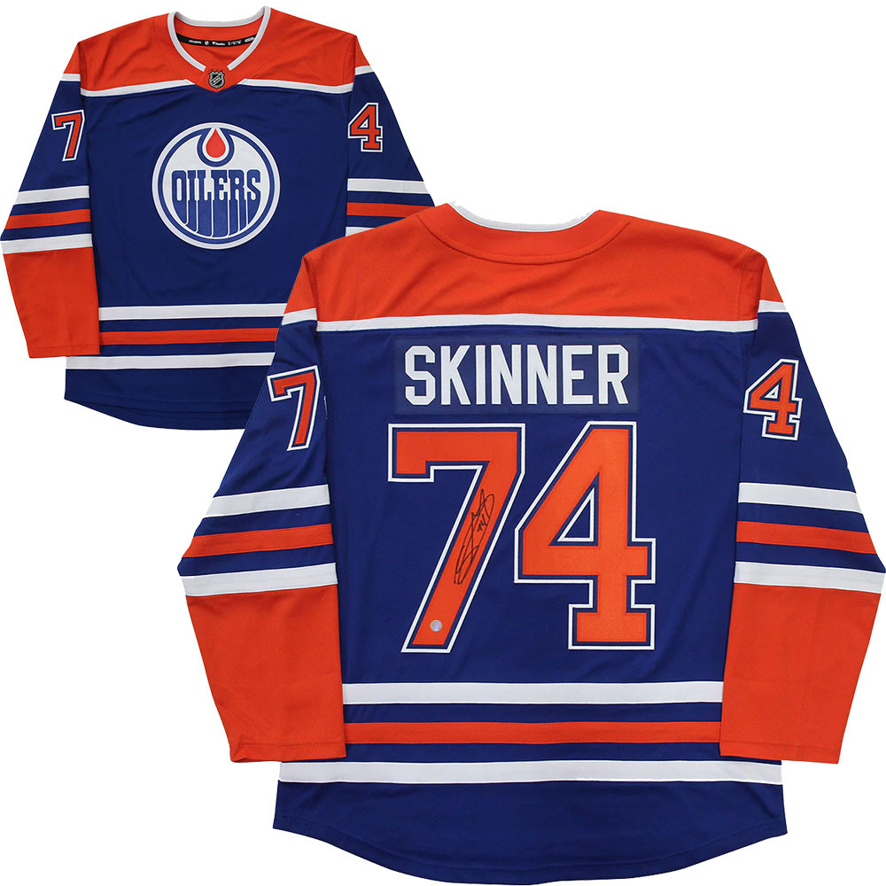 Autographed Stuart Skinner Edmonton Oilers NHL Jersey – JSA Certified, HOFSM.COM