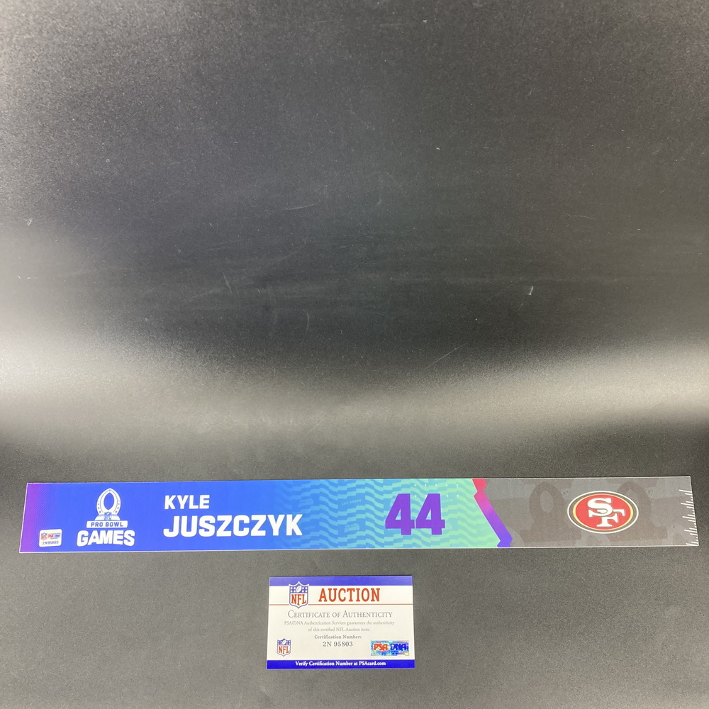 NFL - 49ers Kyle Juszczyk 2023 Pro Bowl Games Nameplate Special Edition 2 of 3