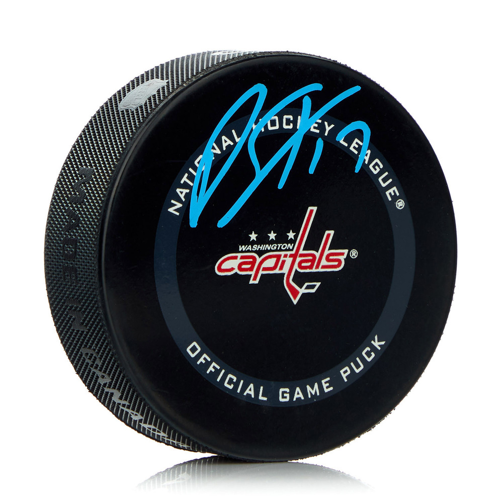 Dylan Strome Signed Washington Capitals Official Game Puck