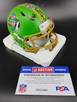 NFL - Eagles Jihaad Campbell Sigend NFL Draft Mini Helmet