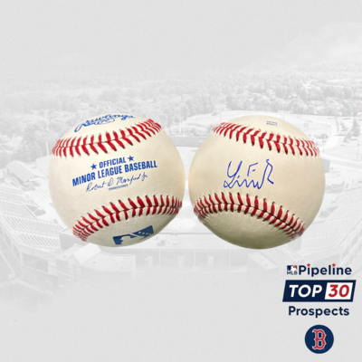 Yhoiker Fajardo - Autographed Baseball