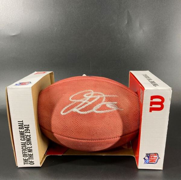NFL - Colts Josh Downs Signed Authentic Football