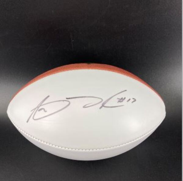 NFL - Patriots Aaron Dobson Signed Panel Ball