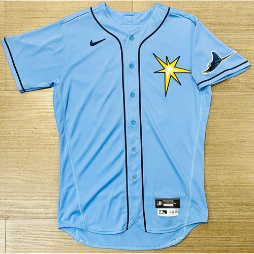 Game Used Burst Jersey: Brooks Raley - April 4, 2022 v ATL | Tampa Bay ...