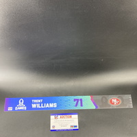 NFL - 49ers Trent Williams 2023 Pro Bowl Games Nameplate Special Edition...