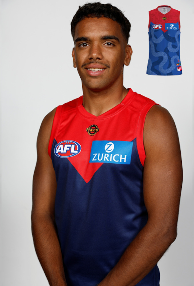 Melbourne Demons 2026 Indigenous Guernsey - Ricky Mentha #39