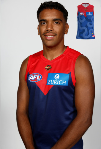 Photo of Melbourne Demons 2026 Indigenous Guernsey - Ricky Mentha #39