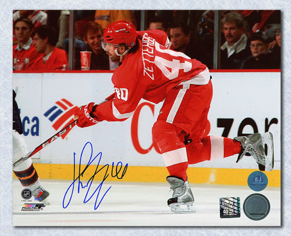 Nhl 12X15 Henrik Zetterberg Detroit Red Wings 8-Card Plaque main image 0