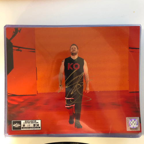 Kevin Owens SIGNED 8 x 10 Limited Edition WrestleMania Photo (Random Number)