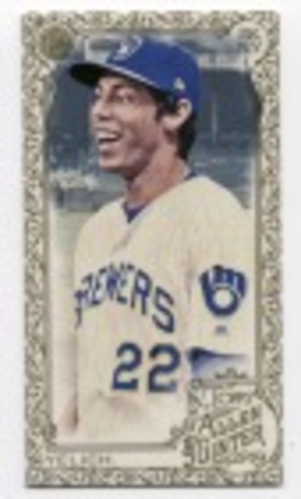 2019 Topps Allen and Ginter Mini Gold Border #2 Christian Yelich