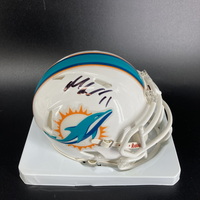 Dolphins - Mike Wallace Signed Mini Helmet