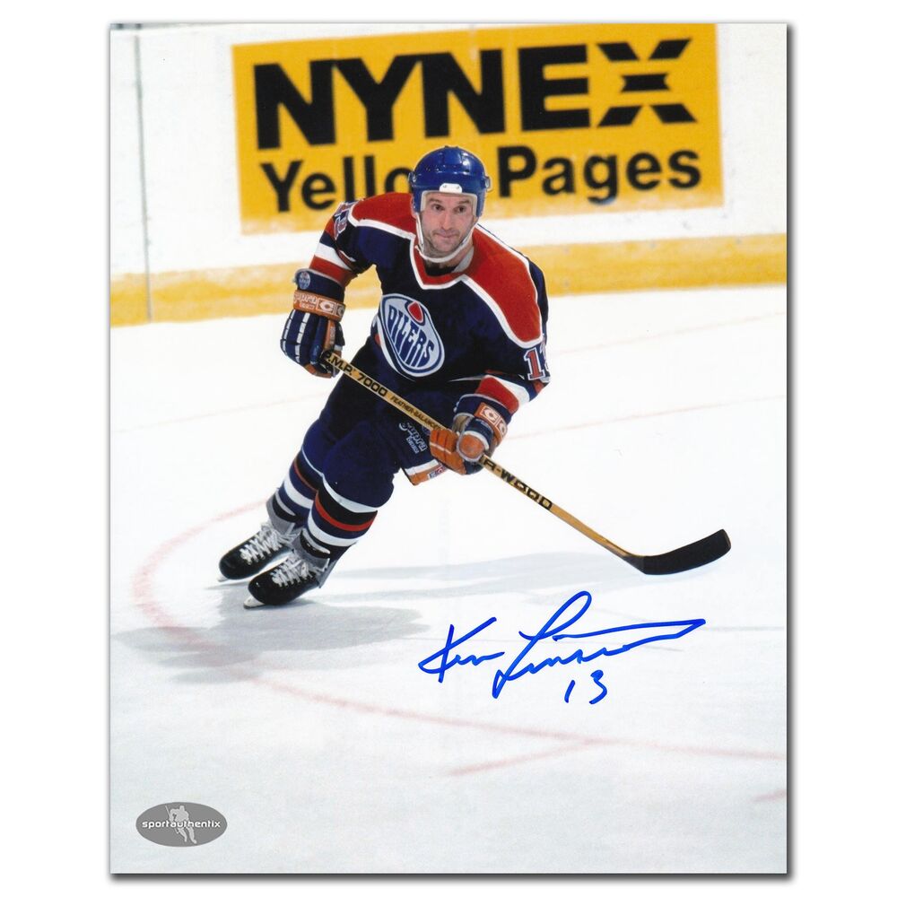 Ken Linseman Edmonton Oilers Autographed 8x10