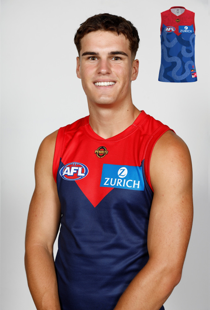 Melbourne Demons 2026 Indigenous Guernsey - Riley Onley #40