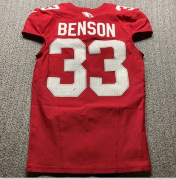 Crucial Catch - Cardinals Trey Benson Game Used Jersey (9/29/24) Size 40