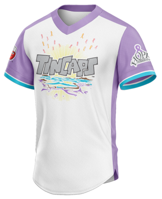 #10 TinCaps - Caps Against Cancer Jersey