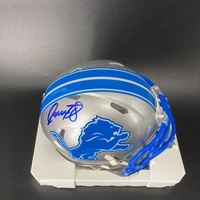 NFL - Lions Isaac TeSlaa Signed Mini Helmet